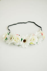Flower Crowns (w/ black elastic back)